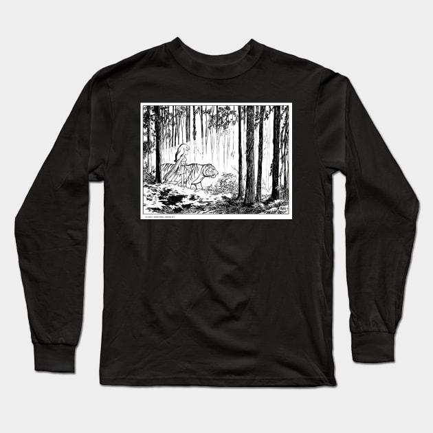 A Walk In The Realm Long Sleeve T-Shirt by drawmanley
